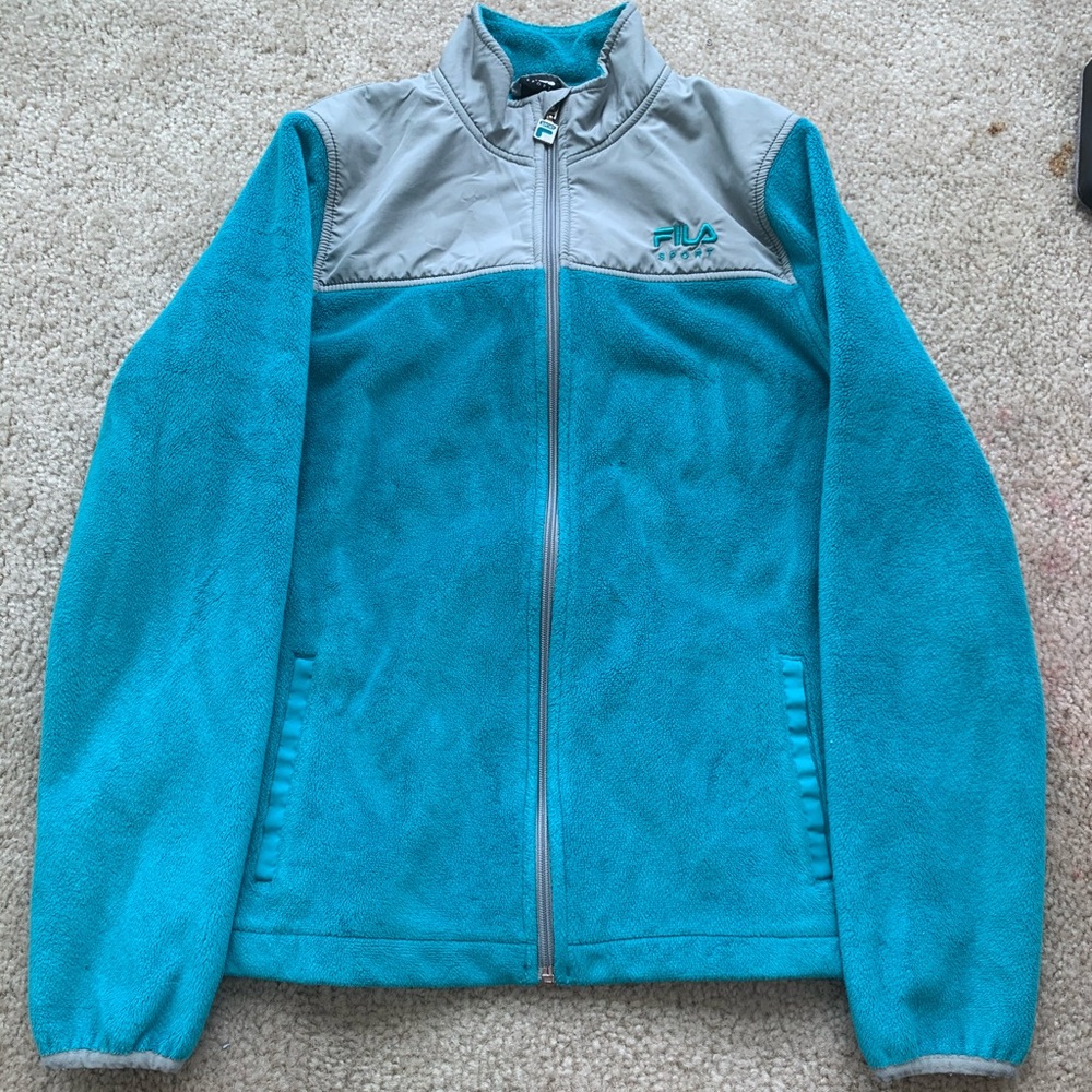 Teal Fila Jacket